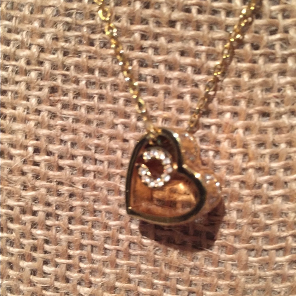 COPY - Authentic Coach heart necklace borderline vintage